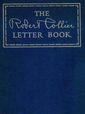 cover image of The Robert Collier Letter Book